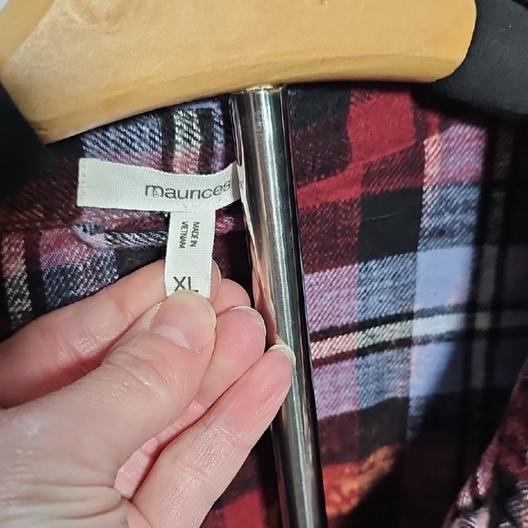 OOAK FRINGED FLANNEL SM-XL - Picture 6 of 8